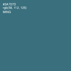 #3A707D - Ming Color Image