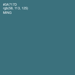 #3A717D - Ming Color Image