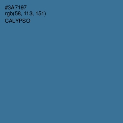 #3A7197 - Calypso Color Image