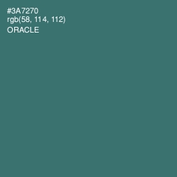 #3A7270 - Oracle Color Image