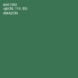 #3A7453 - Amazon Color Image