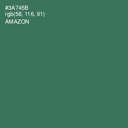 #3A745B - Amazon Color Image