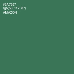 #3A7557 - Amazon Color Image