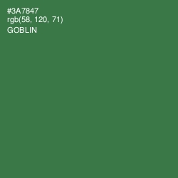 #3A7847 - Goblin Color Image