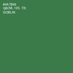 #3A7B49 - Goblin Color Image