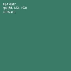 #3A7B67 - Oracle Color Image