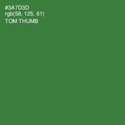 #3A7D3D - Tom Thumb Color Image