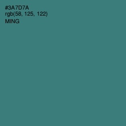 #3A7D7A - Ming Color Image