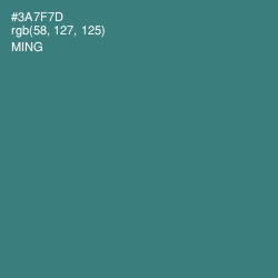 #3A7F7D - Ming Color Image