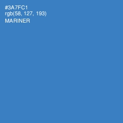 #3A7FC1 - Mariner Color Image