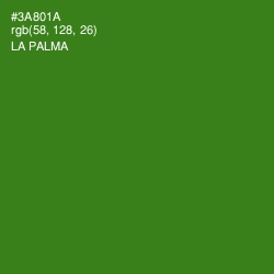 #3A801A - La Palma Color Image