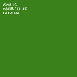 #3A811C - La Palma Color Image