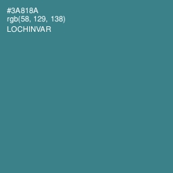 #3A818A - Lochinvar Color Image