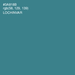 #3A818B - Lochinvar Color Image