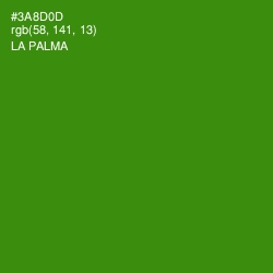 #3A8D0D - La Palma Color Image