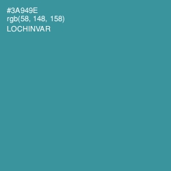 #3A949E - Lochinvar Color Image