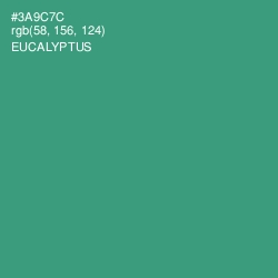 #3A9C7C - Eucalyptus Color Image