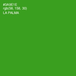 #3A9E1E - La Palma Color Image
