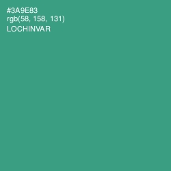 #3A9E83 - Lochinvar Color Image