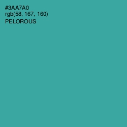 #3AA7A0 - Pelorous Color Image