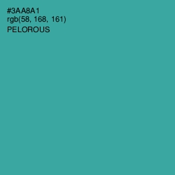 #3AA8A1 - Pelorous Color Image