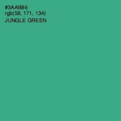 #3AAB86 - Jungle Green Color Image