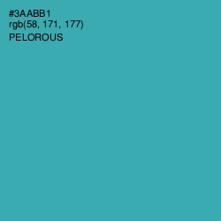 #3AABB1 - Pelorous Color Image