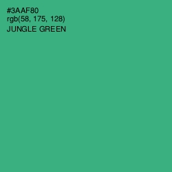 #3AAF80 - Jungle Green Color Image