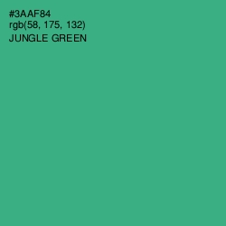 #3AAF84 - Jungle Green Color Image