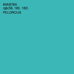 #3AB7B6 - Pelorous Color Image