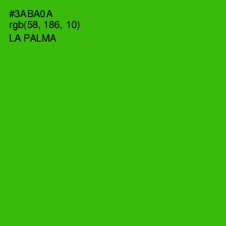 #3ABA0A - La Palma Color Image