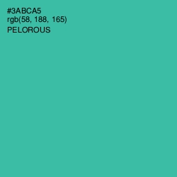 #3ABCA5 - Pelorous Color Image