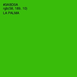 #3ABD0A - La Palma Color Image