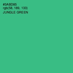 #3ABD85 - Jungle Green Color Image