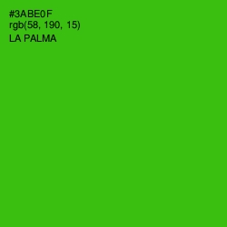 #3ABE0F - La Palma Color Image