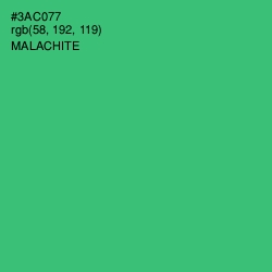 #3AC077 - Malachite Color Image