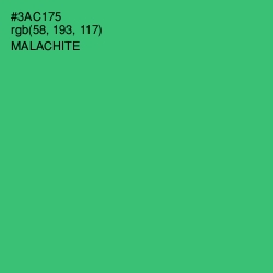 #3AC175 - Malachite Color Image