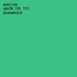 #3AC183 - Shamrock Color Image