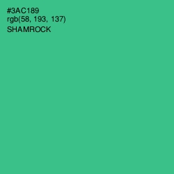 #3AC189 - Shamrock Color Image