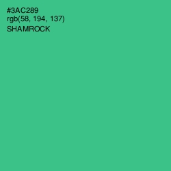 #3AC289 - Shamrock Color Image