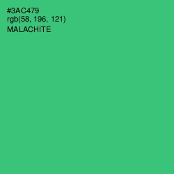 #3AC479 - Malachite Color Image