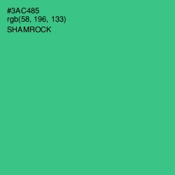 #3AC485 - Shamrock Color Image