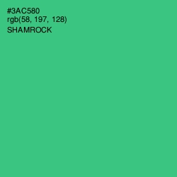 #3AC580 - Shamrock Color Image