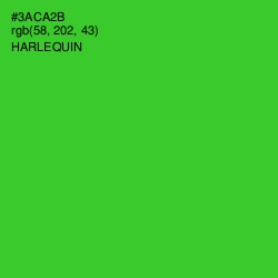 #3ACA2B - Harlequin Color Image