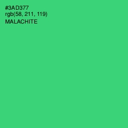 #3AD377 - Malachite Color Image