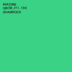 #3AD386 - Shamrock Color Image