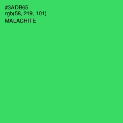 #3ADB65 - Malachite Color Image