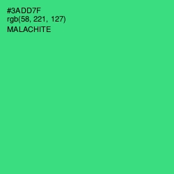 #3ADD7F - Malachite Color Image