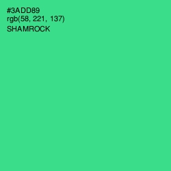 #3ADD89 - Shamrock Color Image