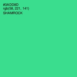 #3ADD8D - Shamrock Color Image